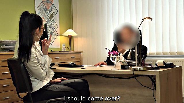 LOAN4K. Rock star hooks up with bank worker to get loan