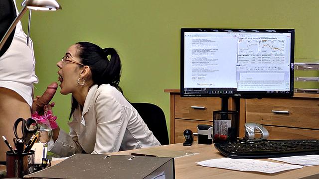 LOAN4K. Rock star hooks up with bank worker to get loan