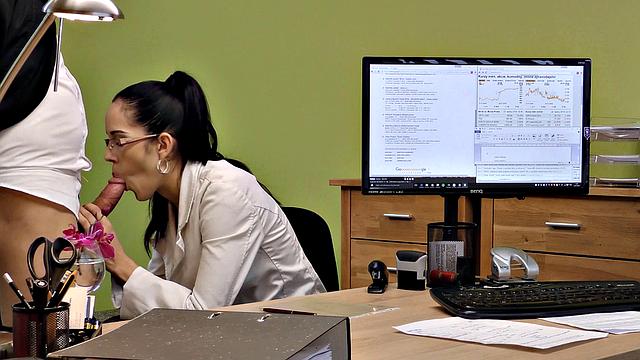 LOAN4K. Rock star hooks up with bank worker to get loan