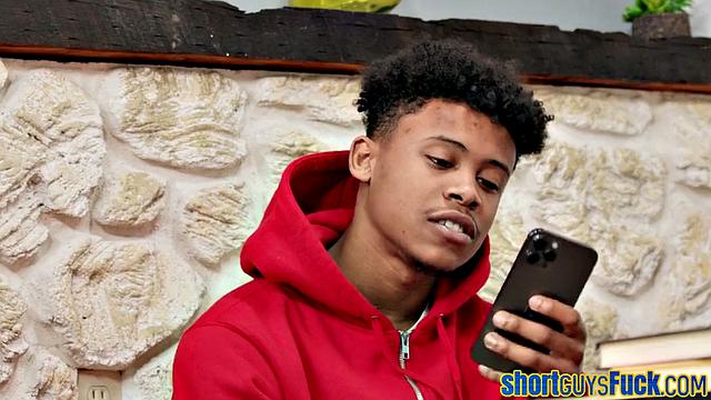 cute babe banged by short BBC king