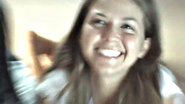 Sexy petite lesbians teasing the camera in close up