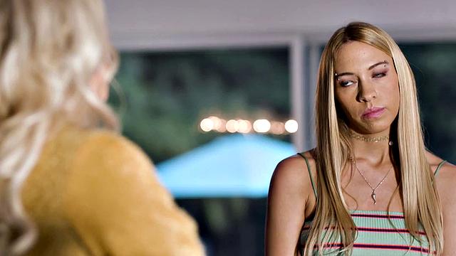 Petite dyke bitch seduced by MILF slut b4 eating pussy