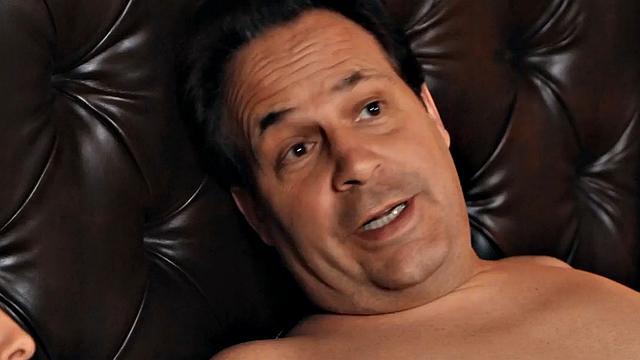 Lucky shorty fellows fuck hairy pussy of busty MILF in 3some