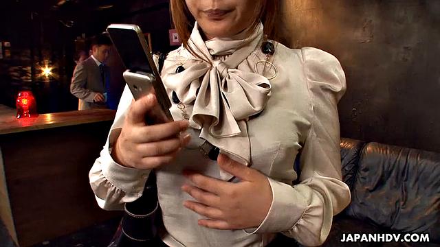 Freaky Japanese babe gets fucked by many guys