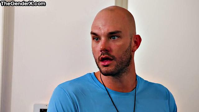 Naughty TS in 3some erotic affair