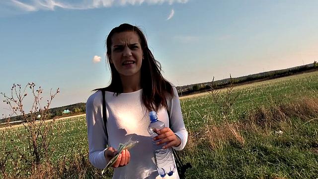 Tight pussy fucked for cash