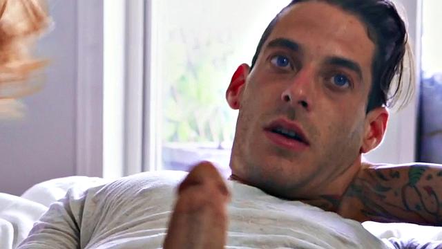 Bigtit milf sucks cock in kinky trio before sex