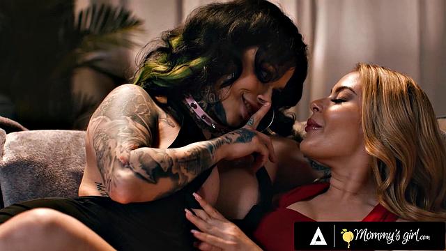 MOMMY'S GIRL - MILF Stepsisters-In-Law Karen & Nicole Aria's Have Sneaky Foot Fetish Sex