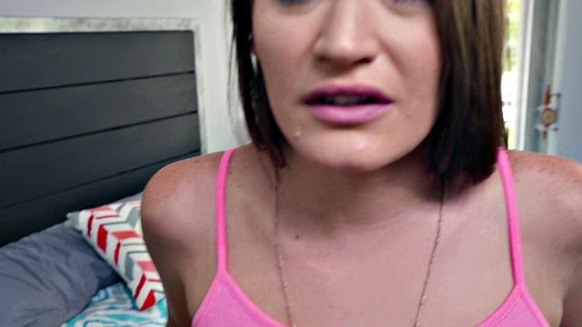 Brunette caught in the act of pussy licking & doggystyle riding - Latina threesome