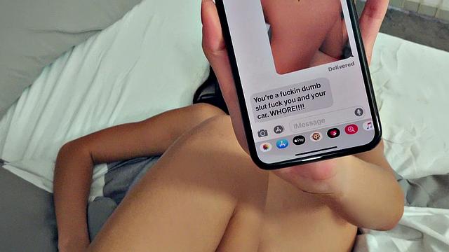 Naughty American Nerd Gets Her Bald Pussy Licked & Fucked In The Bedroom