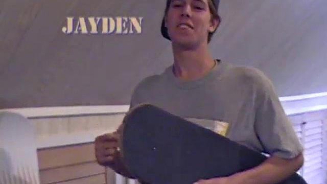 Jayden jerks his cock and wonders if he should ask his neighbor for a hand