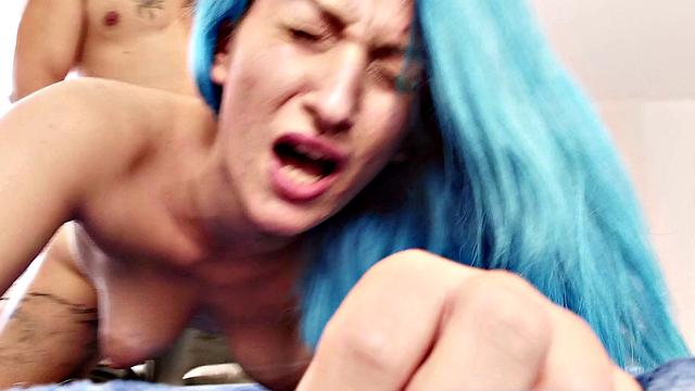 Check out this tattooed amateur getting pounded doggystyle in POV tape