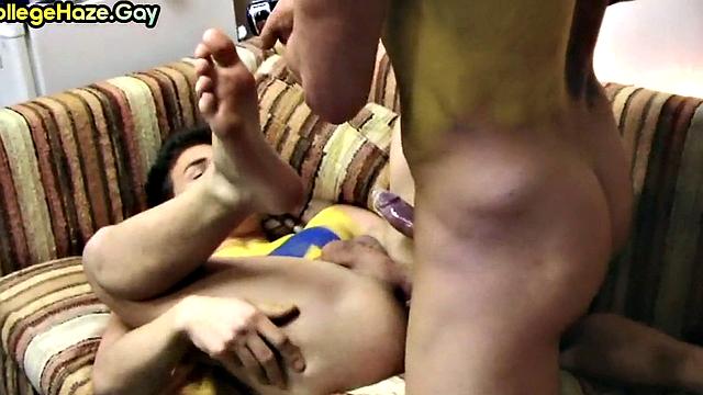 College straight guys assfucking for frat entrance