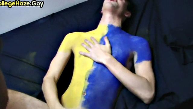 College straight guys assfucking for frat entrance
