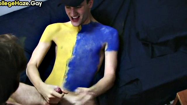 College straight guys assfucking for frat entrance