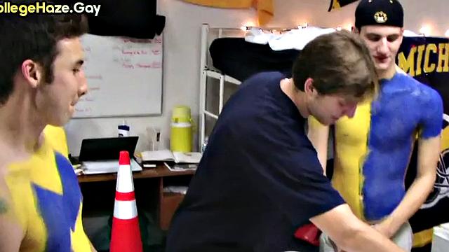 College straight guys assfucking for frat entrance