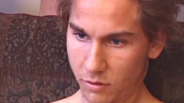 Brock Labelli is feeling a bit horny so he lubes up his stiff dick and begins stroking. But soon he ends up sucking on a crewmember's cock. Brock coaxes out a monster load from the guy, and then explodes his own messy nut. Short interview follows.