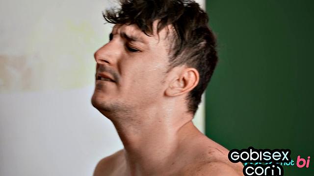 Strapon deepthroating in BI 3some