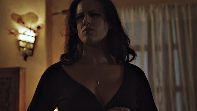 Stepmom caught naked by stepson