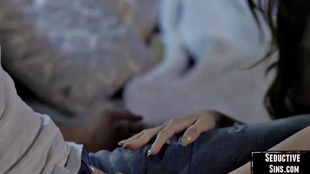 Petite babe get drilled by her lover