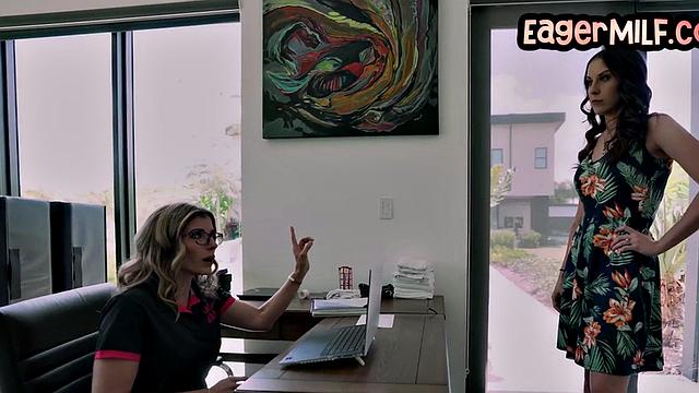 Stunning MILFs sharing in POV