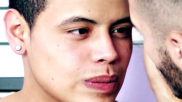 Real Latino twink fucks BF's ass at home after cocksucking