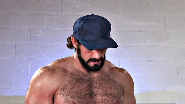 RagingStallion - Burly Greasemonkey Drills Jock