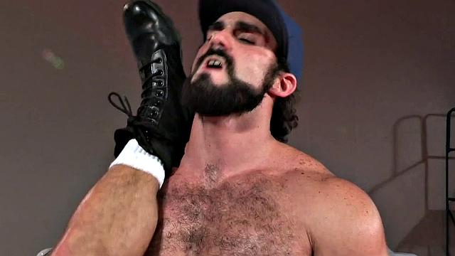 RagingStallion - Burly Greasemonkey Drills Jock