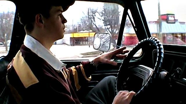 Jeremiah Gets Busy in His Truck!