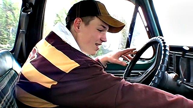 Jeremiah Gets Busy in His Truck!