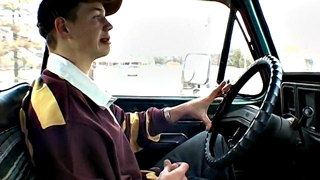 Jeremiah Gets Busy in His Truck!