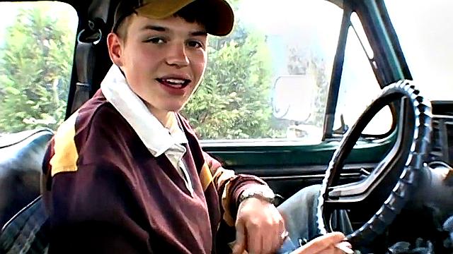 Jeremiah Gets Busy in His Truck!