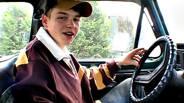 Jeremiah Gets Busy in His Truck!