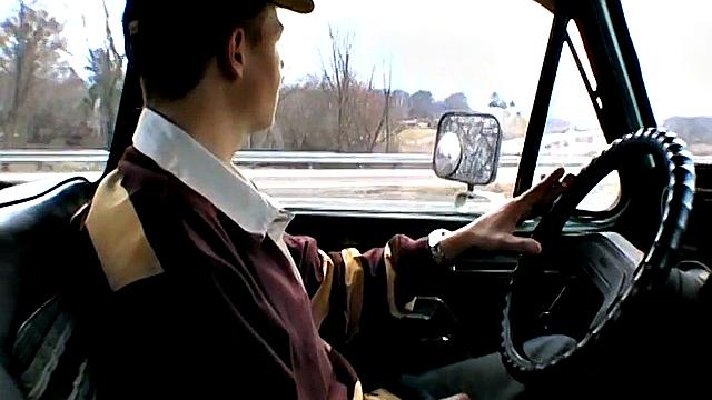 Jeremiah Gets Busy in His Truck!