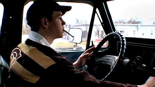 Jeremiah Gets Busy in His Truck!