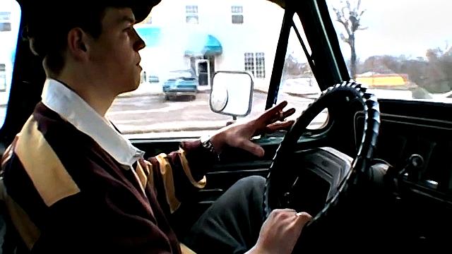 Jeremiah Gets Busy in His Truck!