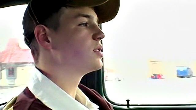 Jeremiah Gets Busy in His Truck!