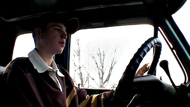 Jeremiah Gets Busy in His Truck!
