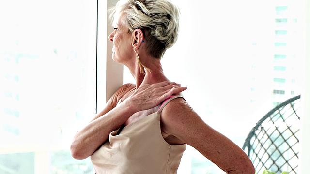 Meet Foxxxy, a 60-year-old MILF and GILF with big tits and a pierced clit