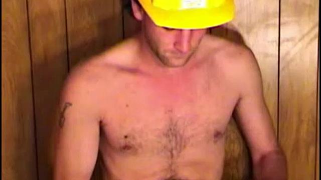 William strips down and takes a hard pounding at work