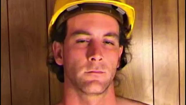 William strips down and takes a hard pounding at work