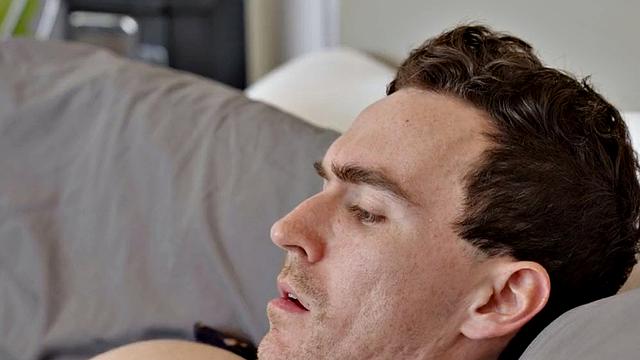 Amateur jock wanks his hard cock eager for cum