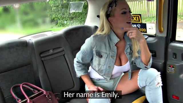 Watch these tattooed lesbians get nasty in a taxi cab