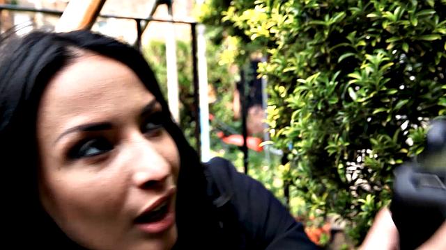 Busty Paparazzi Reporter Anissa Kate Blackmails Famous Stud Into Fucking Her