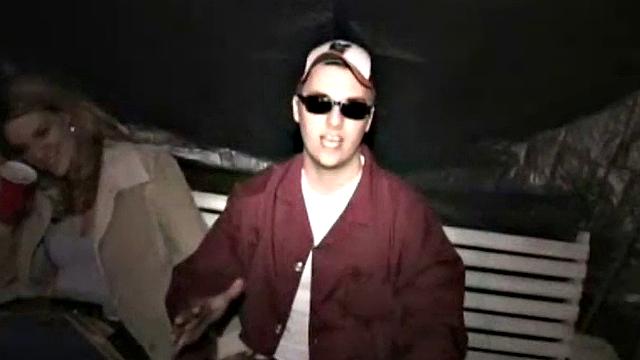 College teen flashes her tits