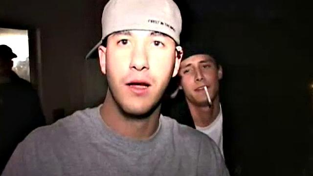 College teen flashes her tits