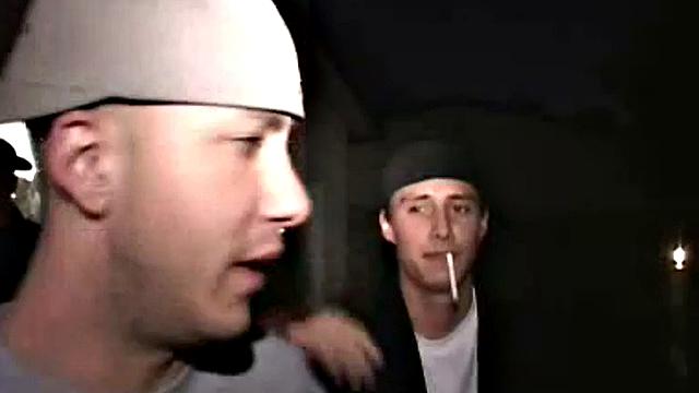 College teen flashes her tits