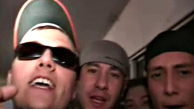 College teen flashes her tits