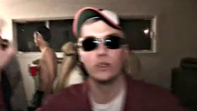 College teen flashes her tits