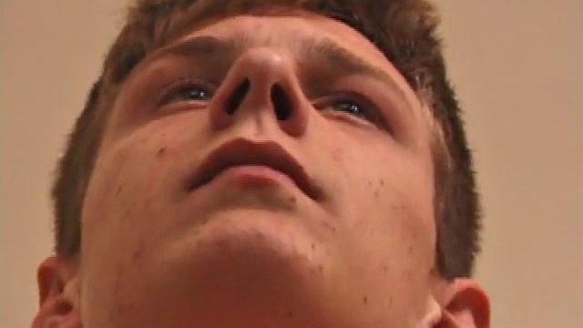 Skylerr is horny and wants to jerk off to a straight porn video. He works himself through his pants, and then pulls out his huge cock. Skylerr shows us his butthole, tastes some of his precum and then pops a messy nut which he licks clean.